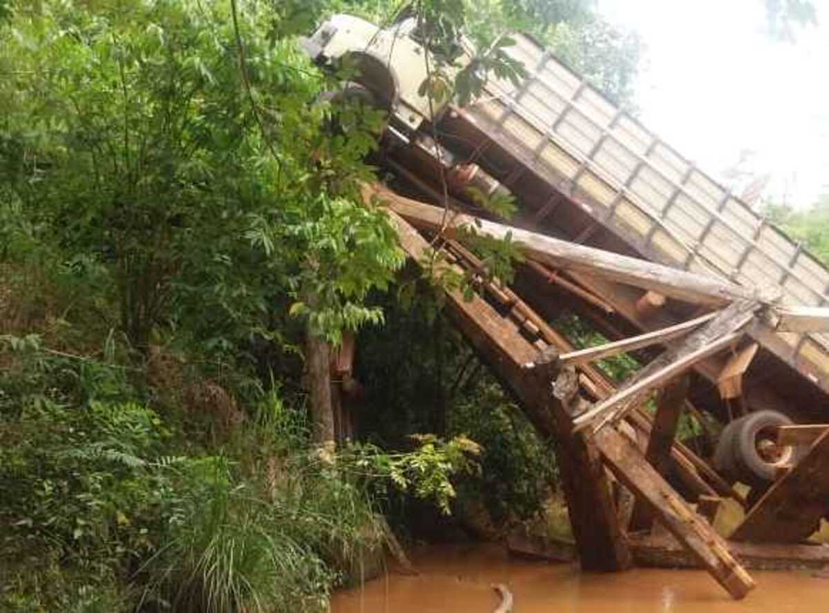 Ponte N O Suporta Peso De Caminh O Boiadeiro E Desaba Bonito Informa