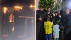 Mulher &eacute; resgatada de casa em chamas abra&ccedil;ada com os 4 filhos, marido &eacute; suspeito do fogo