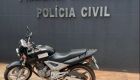 Polícia Civil recupera moto furtada de estacionamento de hospital em Jardim