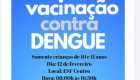 Mutirão de vacinação contra dengue será realizado hoje em Bonito