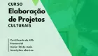 Prefeitura de Bonito abre inscrições para Curso Gratuito de Elaboração de Projetos Culturais