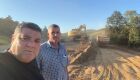 Prefeito Josmail Rodrigues acompanha obras de desvio na região da Fazenda Fênix