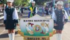 Banda Municipal de Bonito esteve presente no desfile c&iacute;vico na cidade de Jardim