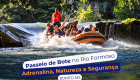 Des&ccedil;a Cachoeiras e Mergulhe em Emo&ccedil;&otilde;es no Passeio de Bote no Eco Park Porto Da Ilha em Bonito/MS