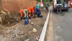 Guardas municipais auxiliam bombeiros em resgate de acidente de trânsito