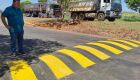 Prefeitura de Bonito instala novos quebra-molas para refor&ccedil;ar a seguran&ccedil;a no tr&acirc;nsito
