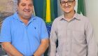 Josmail recebe presidente da C&acirc;mara Municipal de Bonito, Professor PH