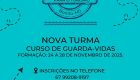 Inscri&ccedil;&otilde;es abertas: Nova turma do Curso de Guarda-Vidas 