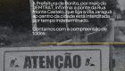 Ponte da Rua Monte Castelo, que liga a Vila Jaragu&aacute; est&aacute; interditada