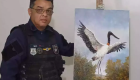 Em Bonito Pintura tirou guarda da depress&atilde;o e levou suas telas at&eacute; a Alemanha