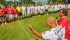 Comer&aacute;rio com ex-jogadores e convidados incentiva doa&ccedil;&atilde;o de &oacute;rg&atilde;os e valoriza futebol regional