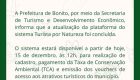 Atualiza&ccedil;&atilde;o da plataforma do sistema Turista por Natureza foi conclu&iacute;da em Bonito
