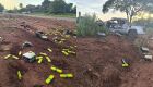 Traficante morre ap&oacute;s capotar caminhonete com mais de 1,6 tonelada de maconha 