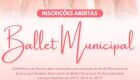 Prefeitura de Bonito est&aacute; com inscri&ccedil;&otilde;es abertas para o Ballet Municipal
