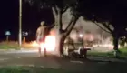 Homem inventa assalto e incendeia o pr&oacute;prio ve&iacute;culo em MS