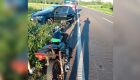 Mulher tem mal s&uacute;bito durante capotamento e colis&atilde;o com motocicleta em MS