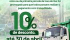 Prefeitura de Bonito amplia vencimento da taxa de lixo ap&oacute;s instabilidade no sistema
