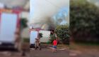 Policial militar de folga evita trag&eacute;dia e salva fam&iacute;lia de inc&ecirc;ndio 