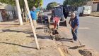 Equipe realiza limpeza de bueiros em Bonito