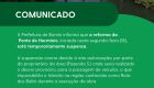 Reforma da Ponte do Horm&iacute;nio est&aacute; temporariamente suspensa