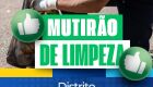 Distrito &Aacute;guas do Miranda realiza o mutir&atilde;o de limpeza na pr&oacute;xima segunda-feira
