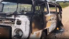 Crian&ccedil;a se queima em inc&ecirc;ndio de Kombi escolar 