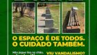 Vandalismo prejudica a Pra&ccedil;a do Bom Viver e toda a comunidade