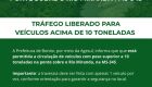 Ponte sobre o Rio Miranda volta a receber ve&iacute;culos acima de 10 toneladas