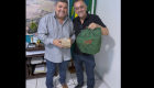 Prefeito Josmail Rodrigues recebe prefeito de Piraju (SP) em Bonito
