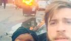 Selfie em frente &agrave; lixeira em chamas n&atilde;o acaba bem