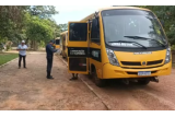 Veículos de transporte escolar passam por vistoria em Bonito