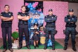 Menina de Pedro Gomes comemora aniversário de 4 anos com tema polícia e surpresa especial
