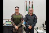 Comandante da 1ªCIPM recebe visita dos novos Comandantes em Bonito da Polícia Militar Ambiental
