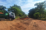 Estrada de acesso ao Aterro Sanitário está fechada para ações de conservação de água e solo