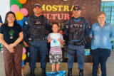 Aluno ganha homenagem da Polícia Militar na Mostra Cultural Escolar