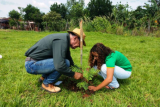 Bonito realiza ação de Educação Ambiental com alunos da REME em plantio de árvores no Assentamento 