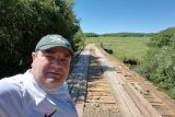 Prefeito vistoria ponte na região da Fazenda Laudejá e estradas em Bonito