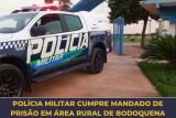 PM cumpre mandado de prisão em área rural de Bodoquena