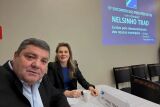Prefeito e vice-prefeita de Bonito participam do  5&ordm; Encontro dos Prefeitos de MS