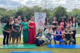 Gestantes vivenciam momento especial com yoga e ensaio fotográfico em Bonito