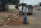 Prefeitura inicia operação tapa-buracos em Bodoquena