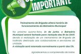 Balne&aacute;rio Municipal ter&aacute; o hor&aacute;rio de funcionamento alterado devido &agrave; realiza&ccedil;&atilde;o de um treinamento
