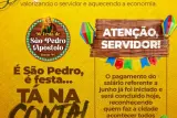 Prefeitura paga sal&aacute;rio de servidores municipais nesta quinta-feira