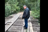 Josmail vistoria  pontes da &aacute;rea rural em Bonito