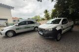 Prefeitura amplia frota municipal com entrega de ve&iacute;culos &agrave;s secretarias de Obras e Esporte