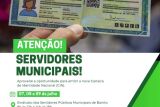 Emiss&atilde;o da nova Carteira de Identidade Nacional ser&aacute; realizada para servidores de Bonito