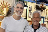 Reynaldo Gianecchini conhece a gastronomia pantaneira durante visita a Casa do Jo&atilde;o, em Bonito