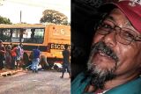 Homem &eacute; atropelado por &ocirc;nibus com a neta em bicicleta el&eacute;trica e morre 