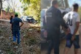 Suspeito de feminic&iacute;dio &eacute; localizado com crian&ccedil;a em &aacute;rea de mata 