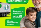 Carreta da Sa&uacute;de chega a Bonito com consultas e exames gratuitos entre os dias 8 e 10 de setembro